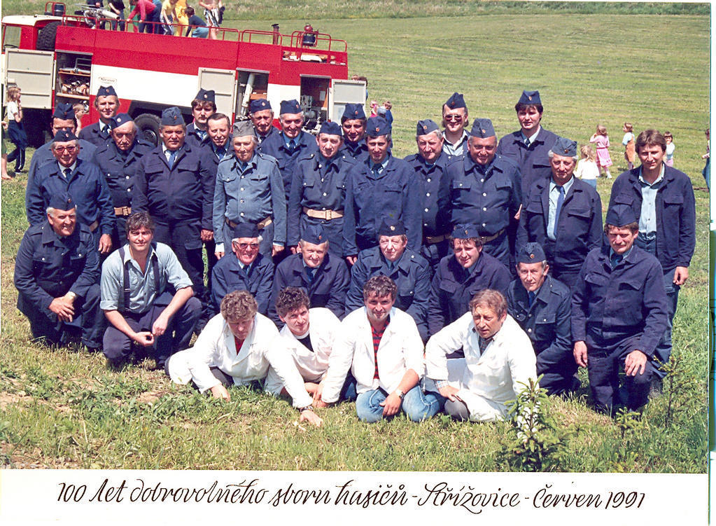 100 let dobrovolného sboru hasičů Střížovice