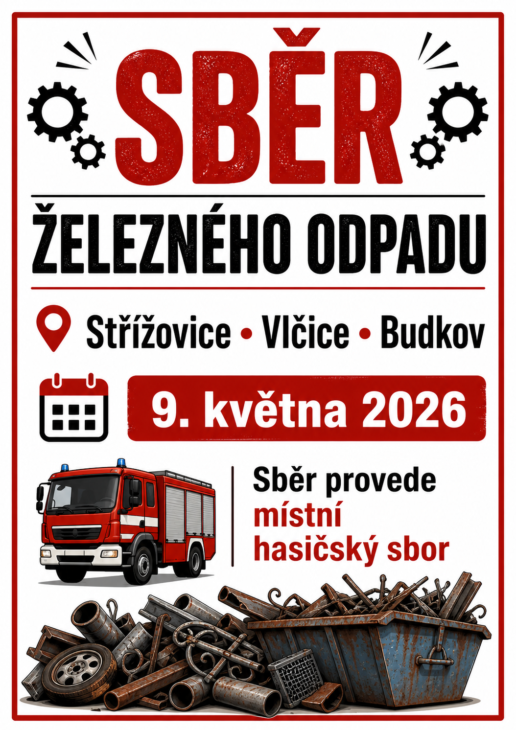 SBĚR ŽELEZNÉHO ODPADU